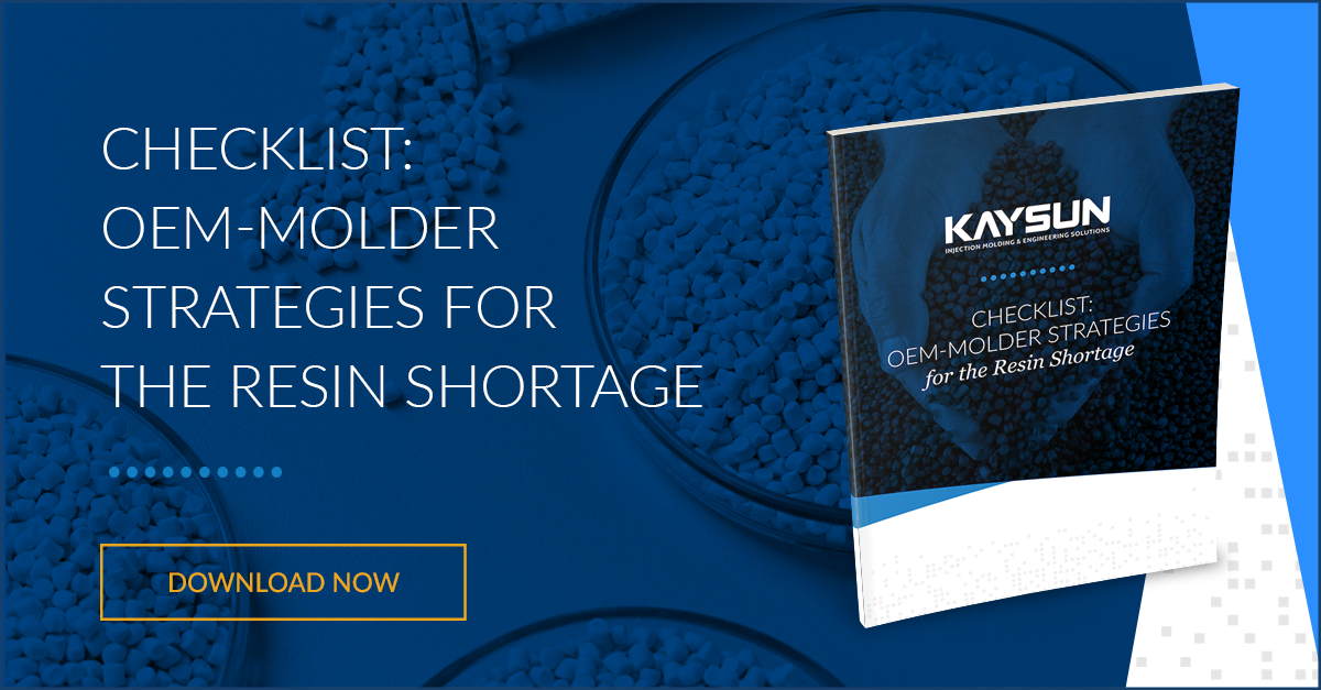 Resin Shortage Checklist Kaysun